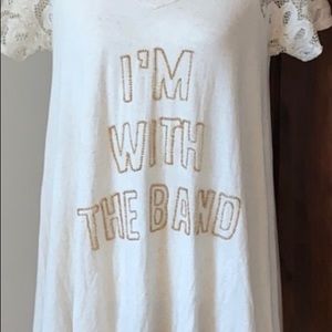 Judith March asymmetrical tunic- I’m With The Band